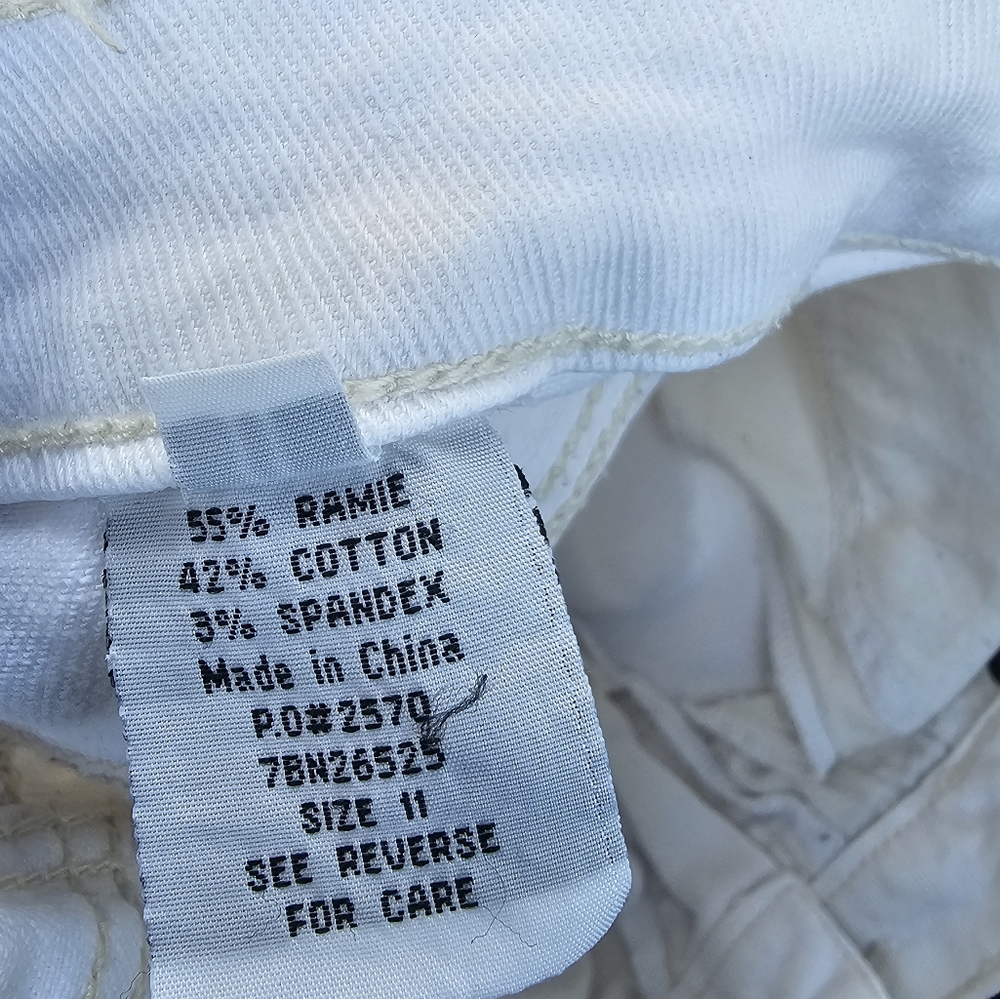 Paris Blues Low Rise White Jean - Picture 4 of 7